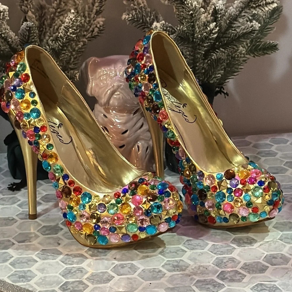 High heels 👠 with Gems 💎 size 7.5